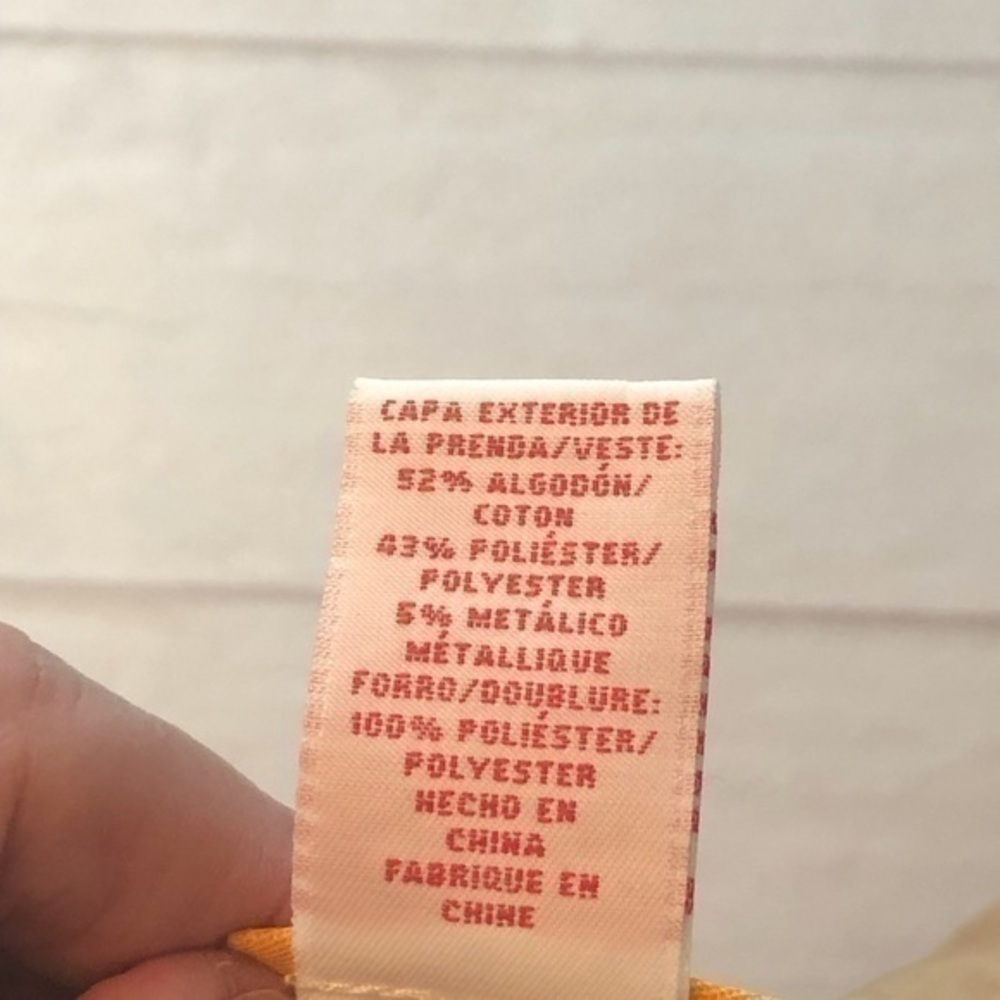 Ruby Rd. Gold Jacket Sz 12 - Picture 10 of 10